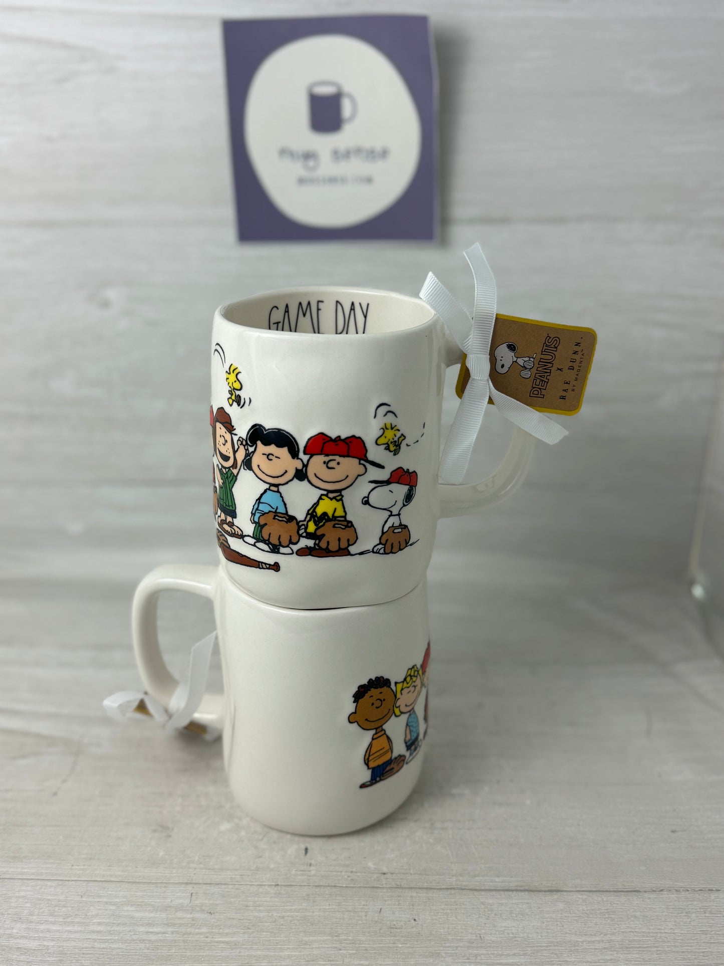 Rae Dunn Peanuts Game Day Mug