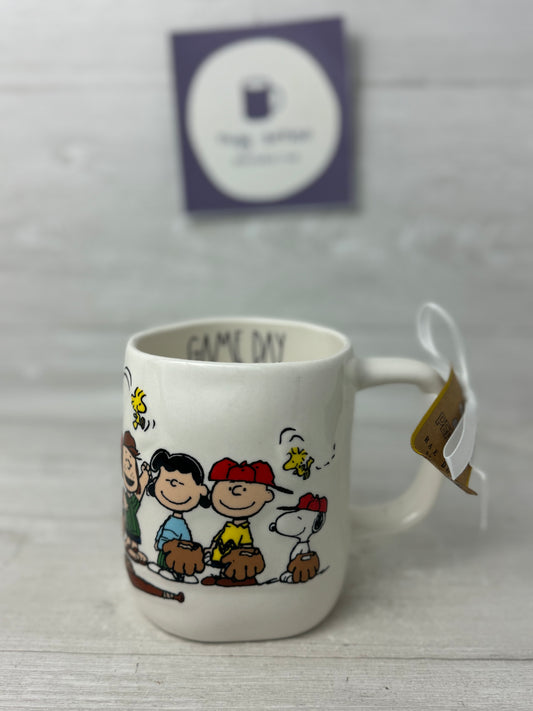 Rae Dunn Peanuts Game Day Mug