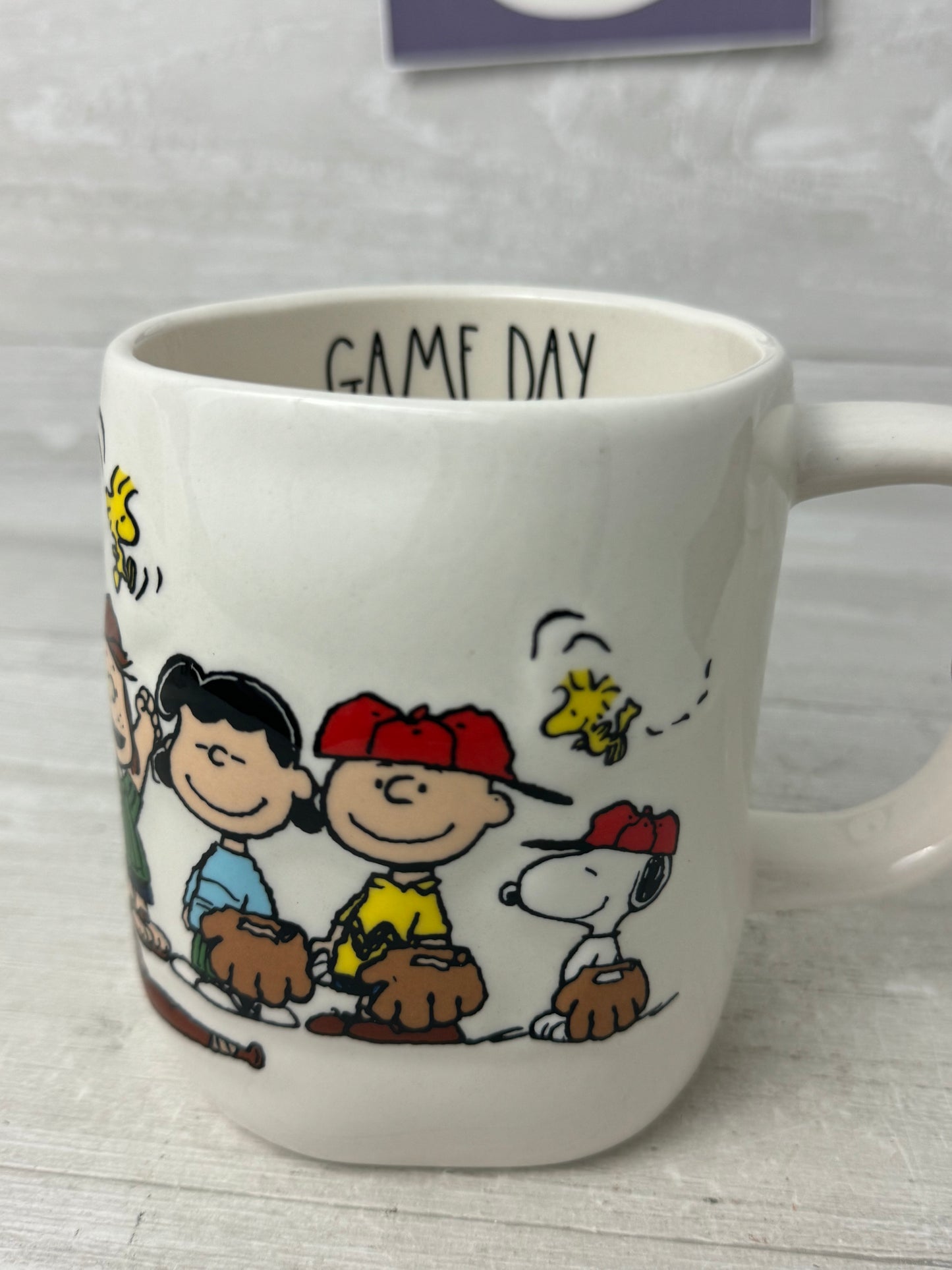Rae Dunn Peanuts Game Day Mug