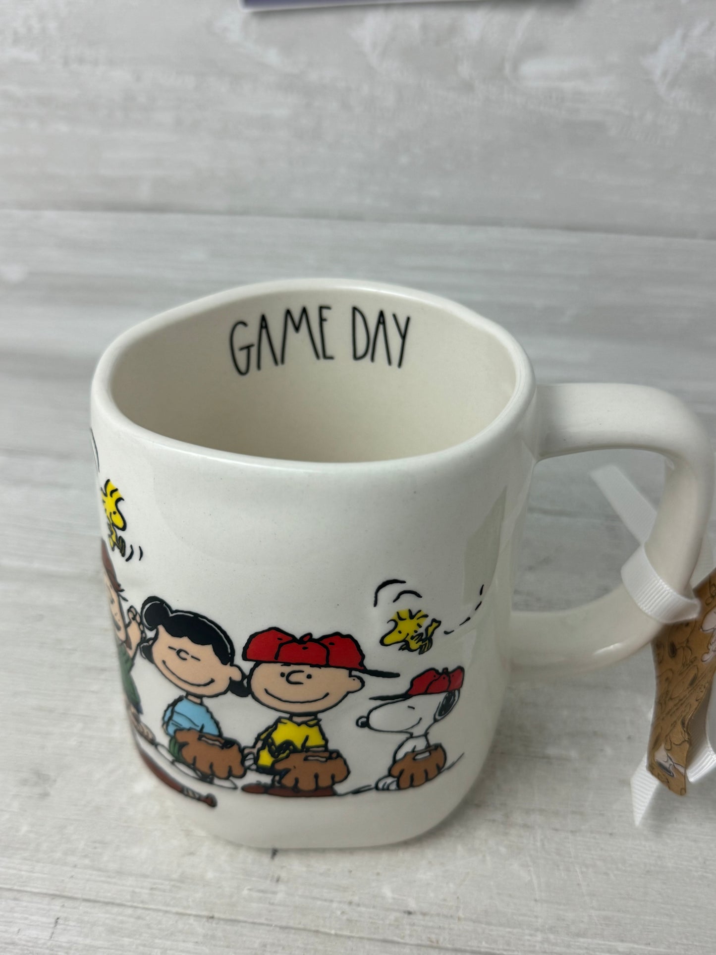 Rae Dunn Peanuts Game Day Mug