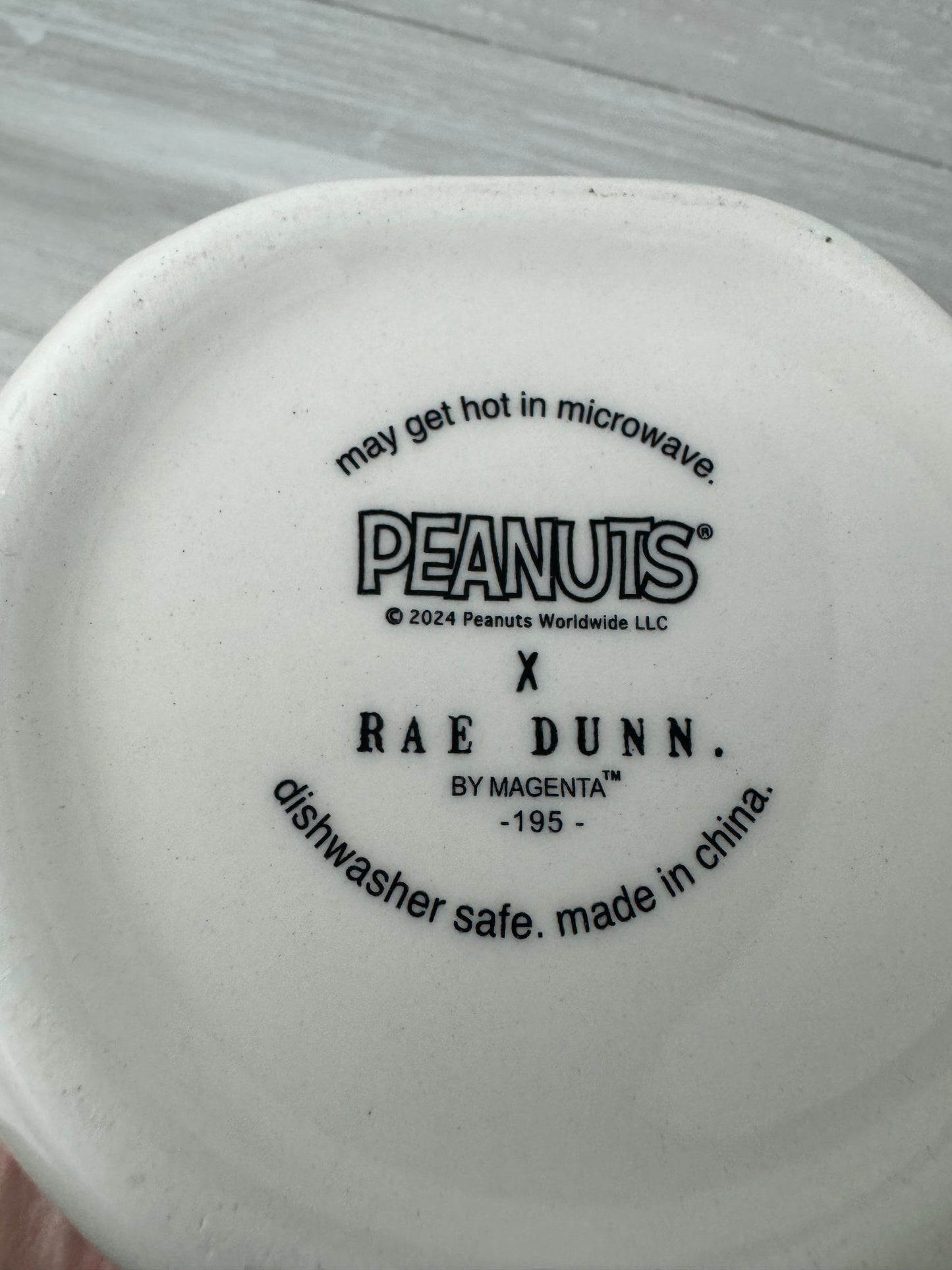Rae Dunn Peanuts Game Day Mug