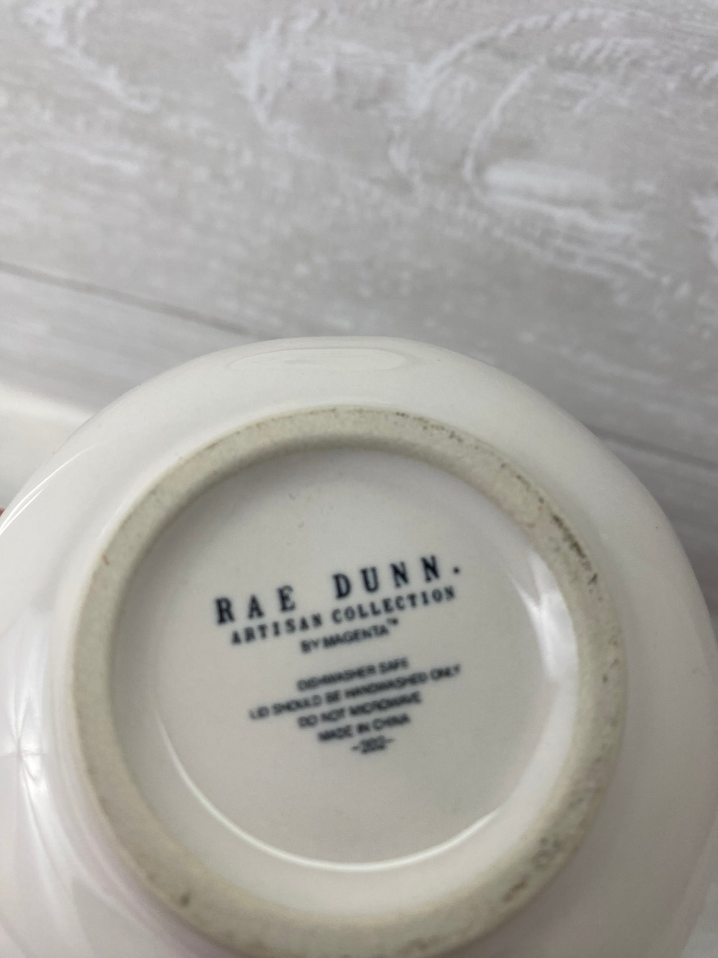 Rae Dunn Garlic Cellar With Wood Lid