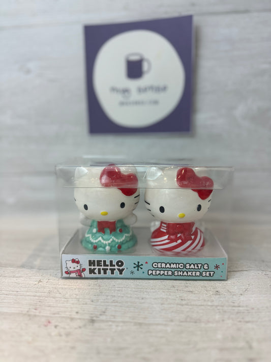Hello Kitty Christmas Salt & Pepper Shakers