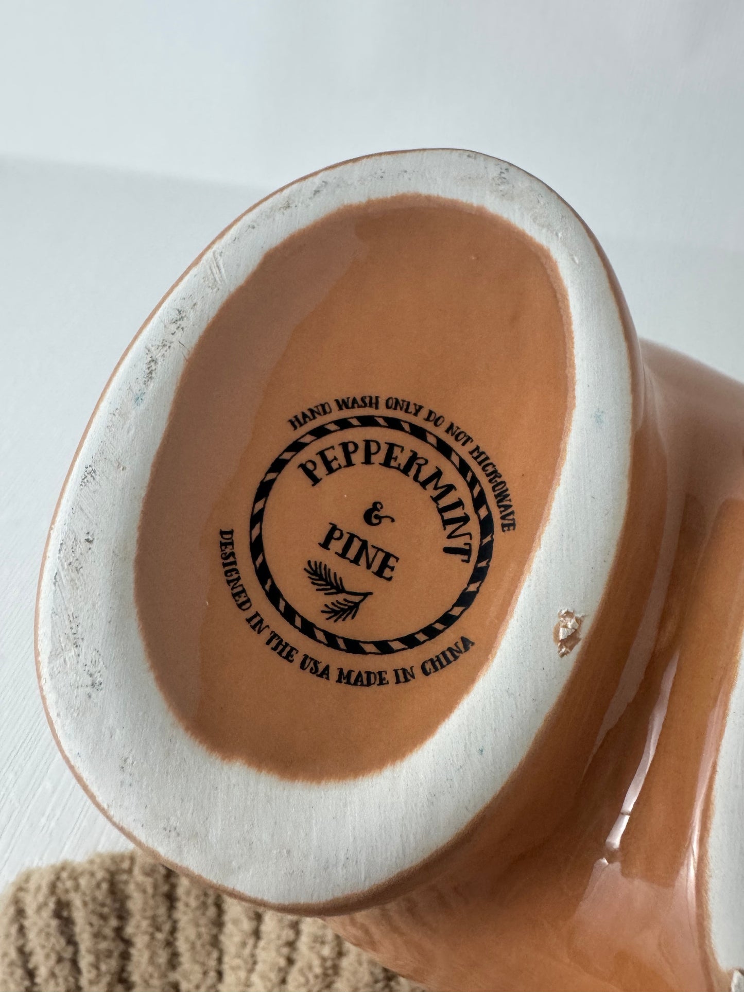 Peppermint & Pine Gingerbread Cat Mug