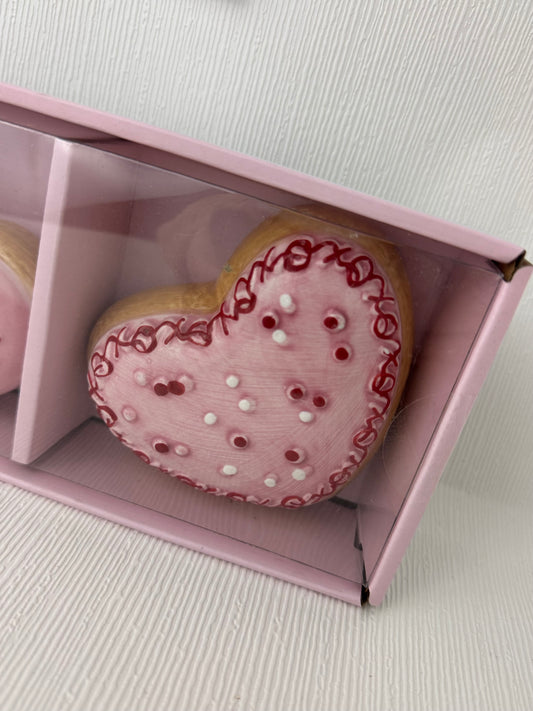 Cupcake & Cashmere Valentine Heart Donuts
