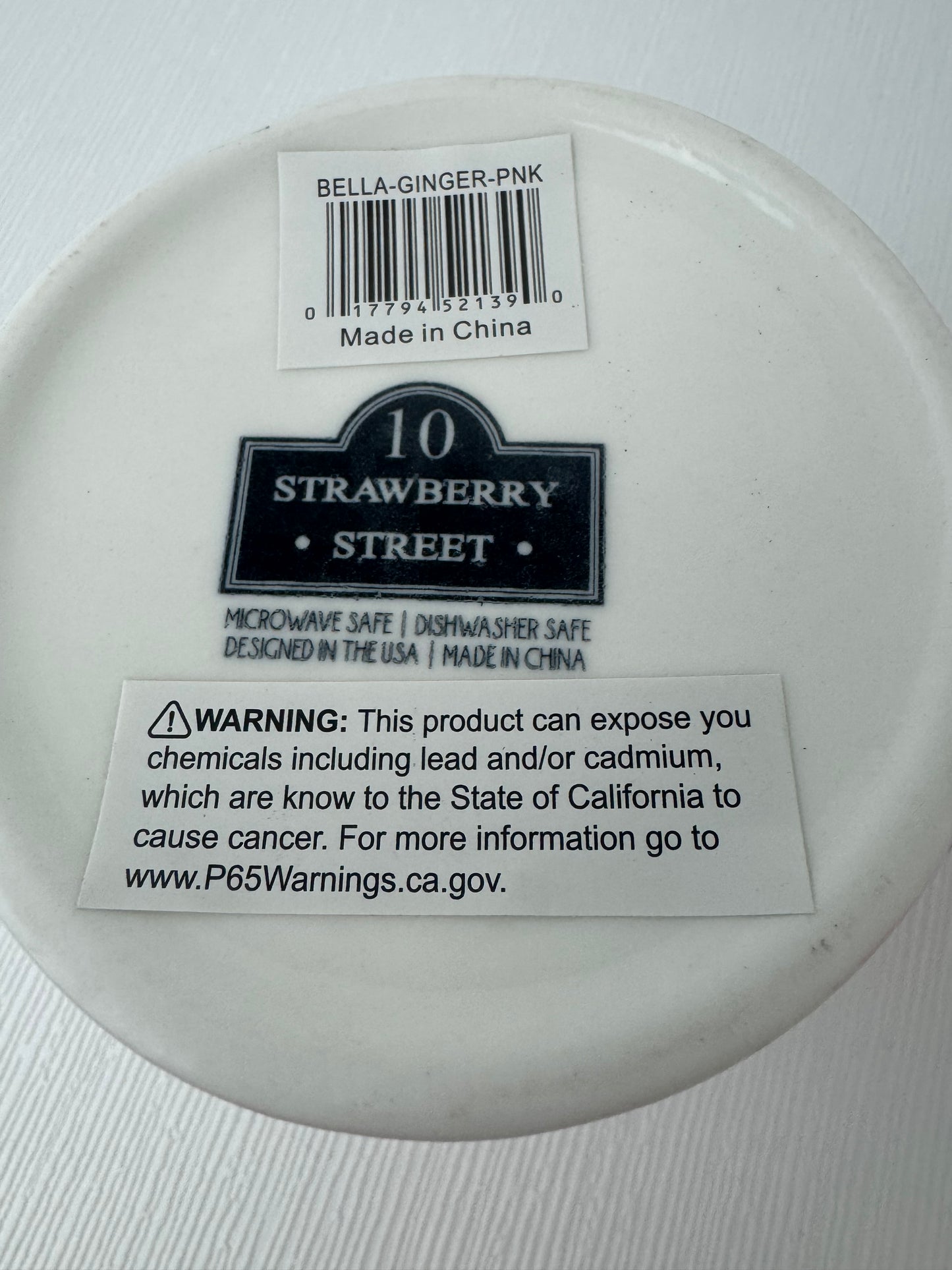 10 Strawberry Street Gingerbread & Cocoa Mug