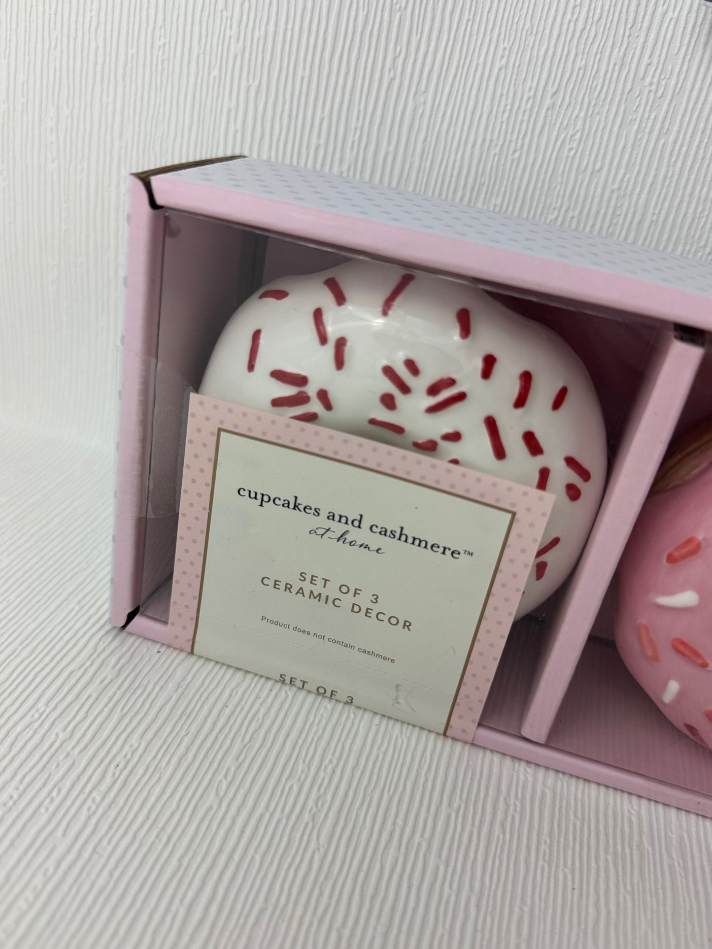 Cupcake & Cashmere Valentine Sprinkled Donuts