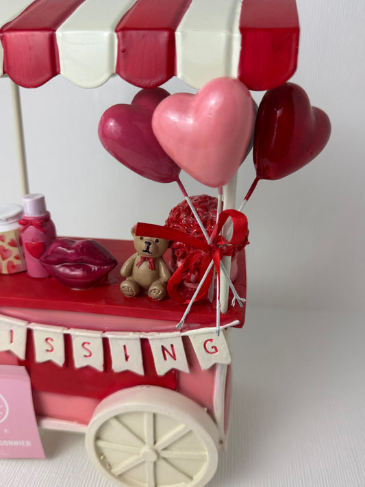 Martha Stewart Valentine Kissing Booth Kissing Cart