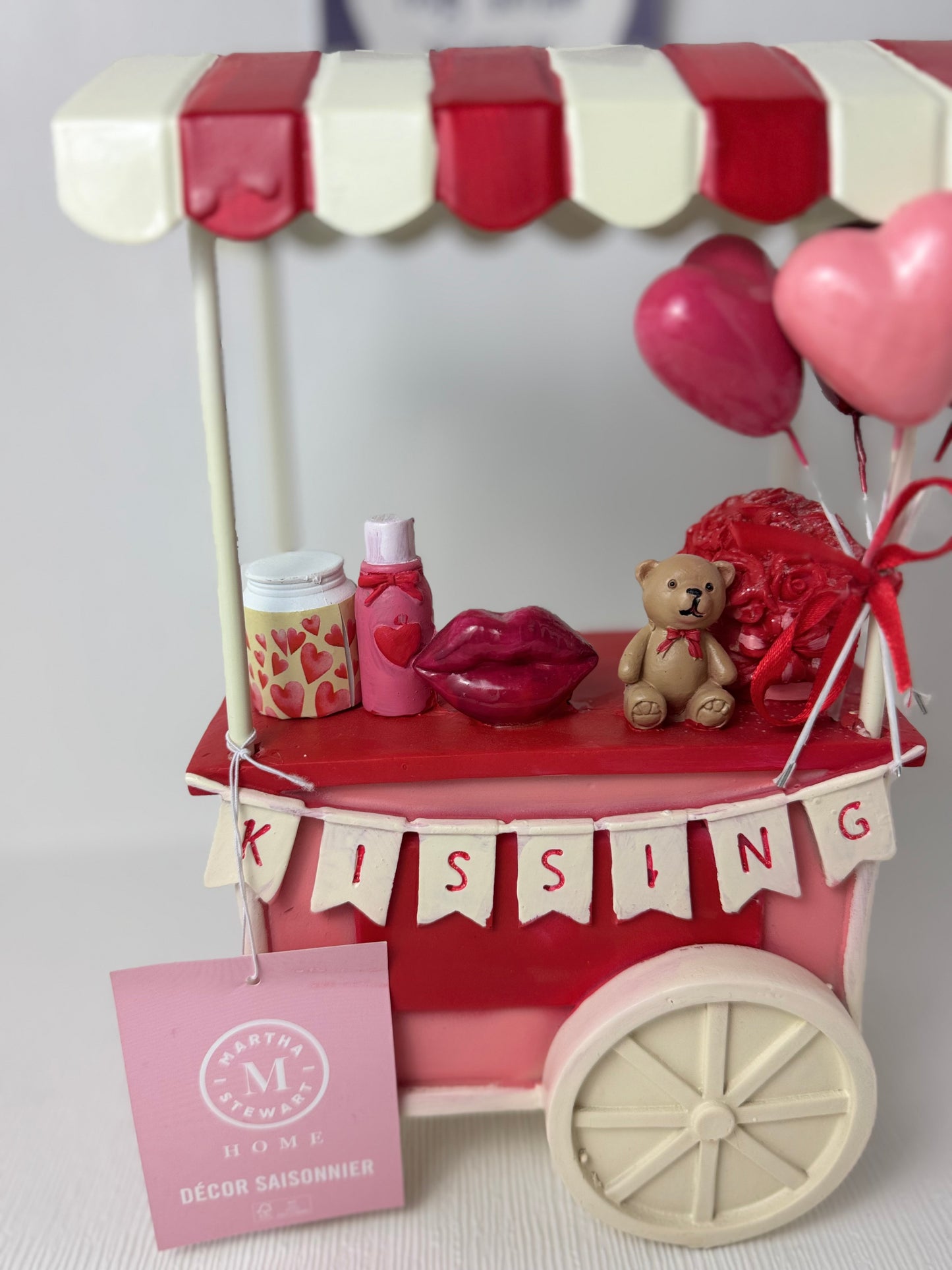 Martha Stewart Valentine Kissing Booth Kissing Cart