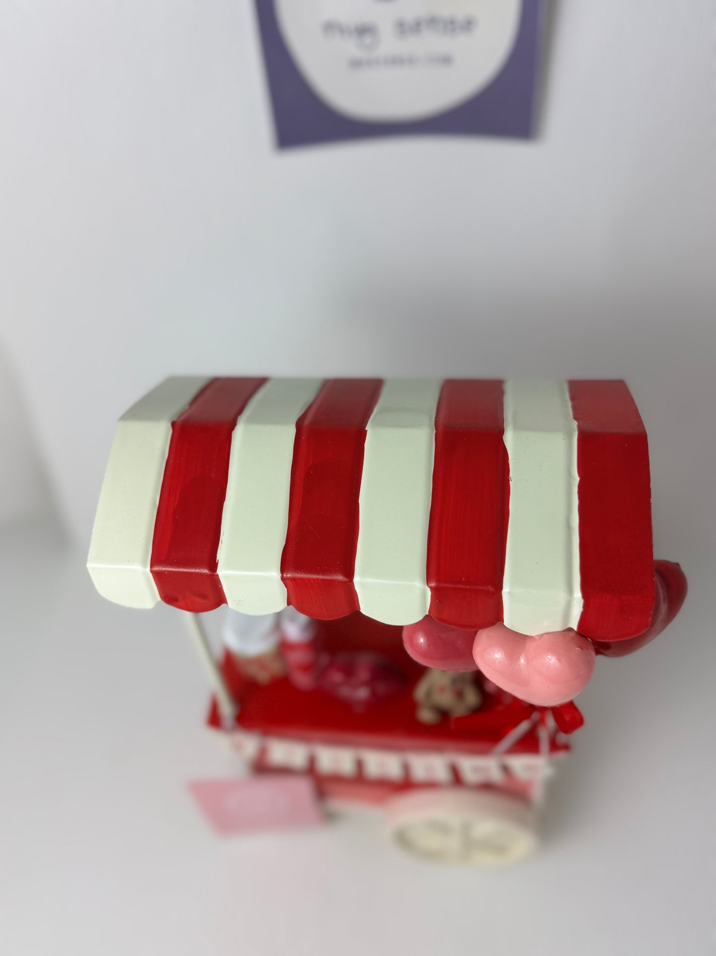 Martha Stewart Valentine Kissing Booth Kissing Cart