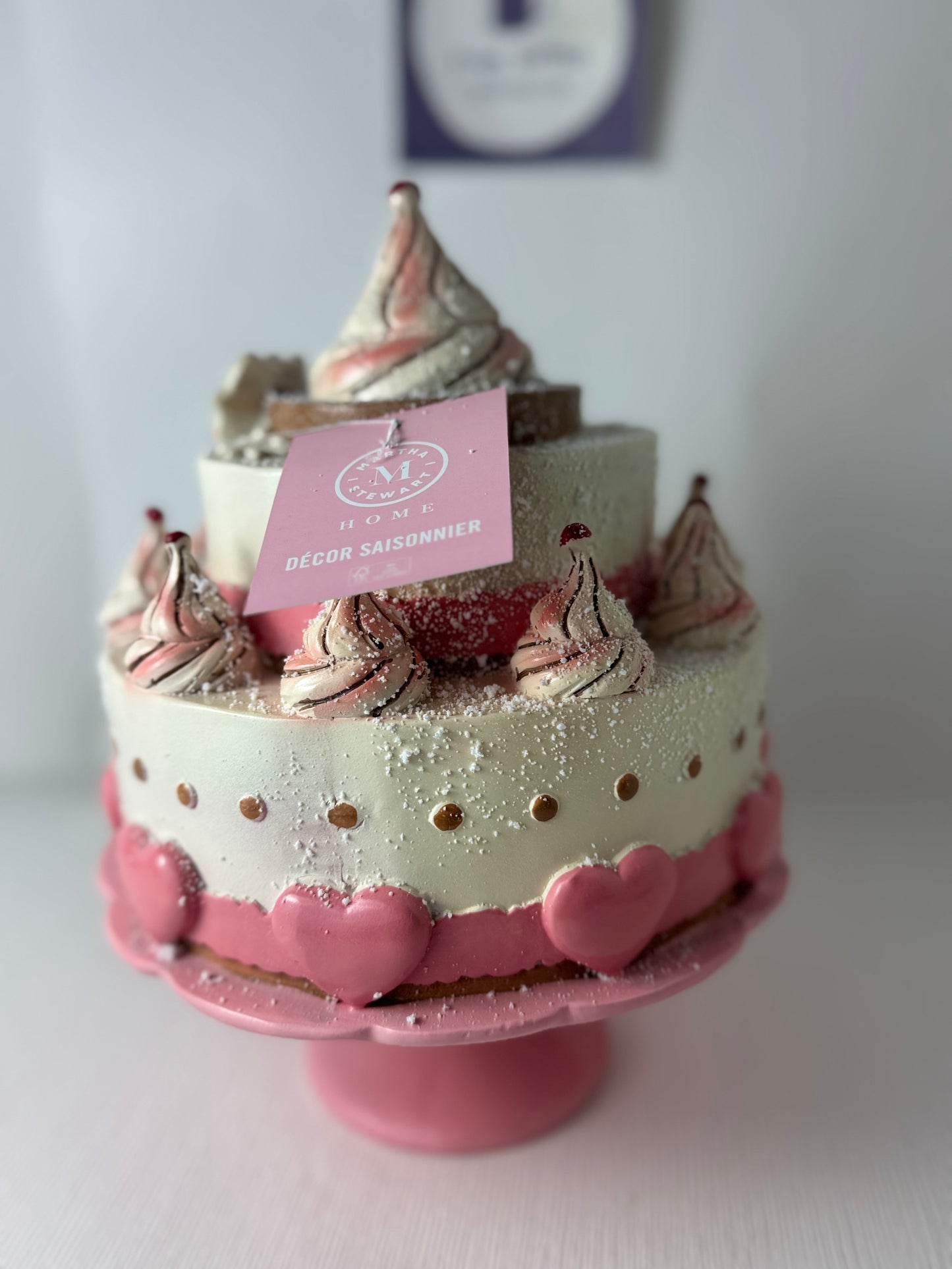 Martha Stewart 2 Tiered Faux Cake