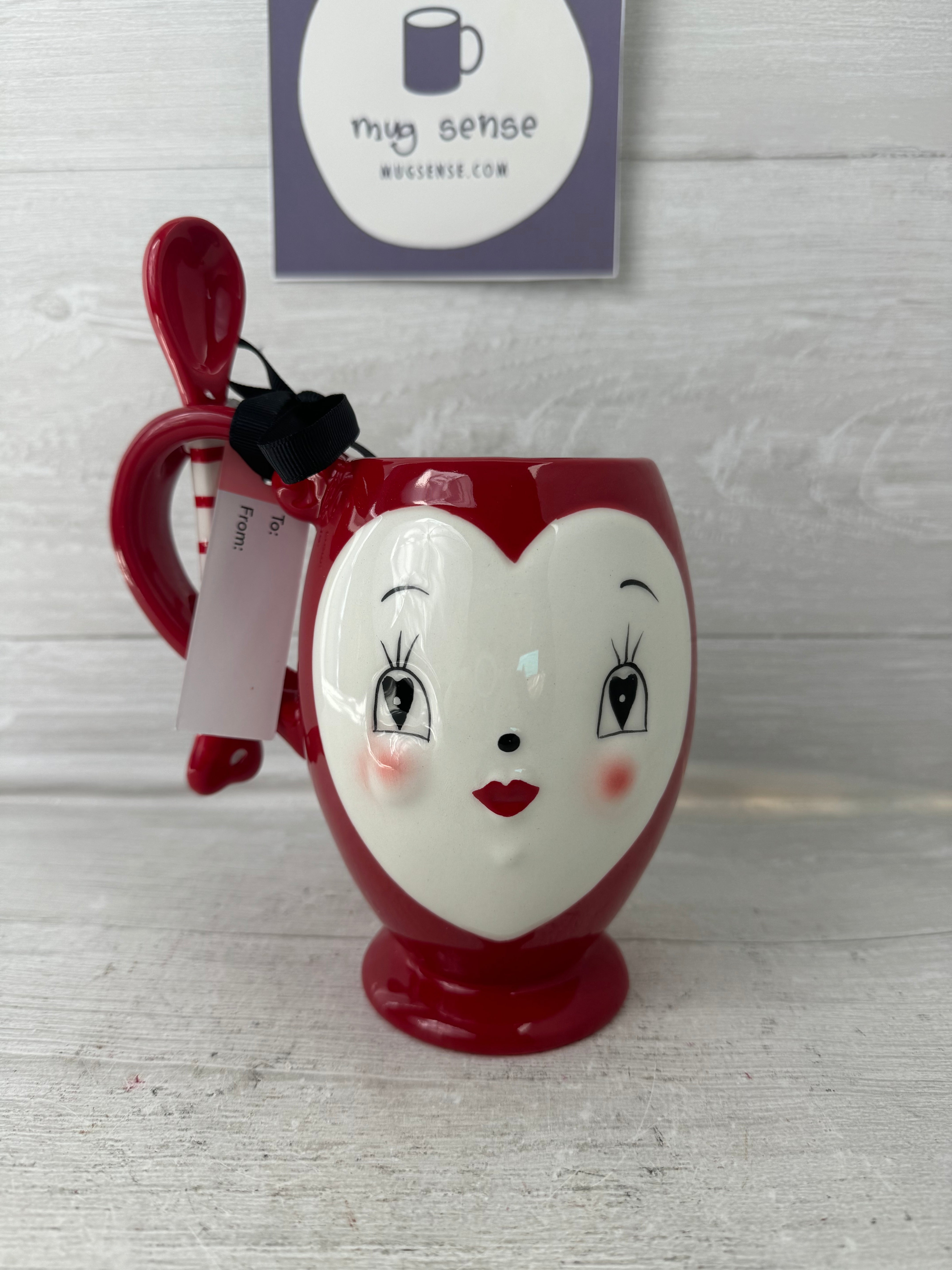 Johanna Parker Queen of hearts mug and spoon hotsell