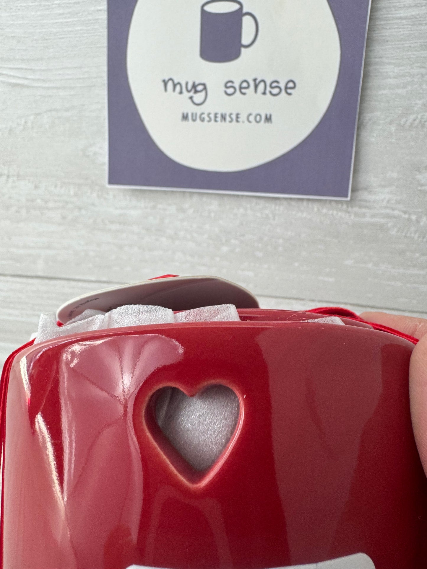 Rae Dunn Red Heart Cutout Measuring Cups