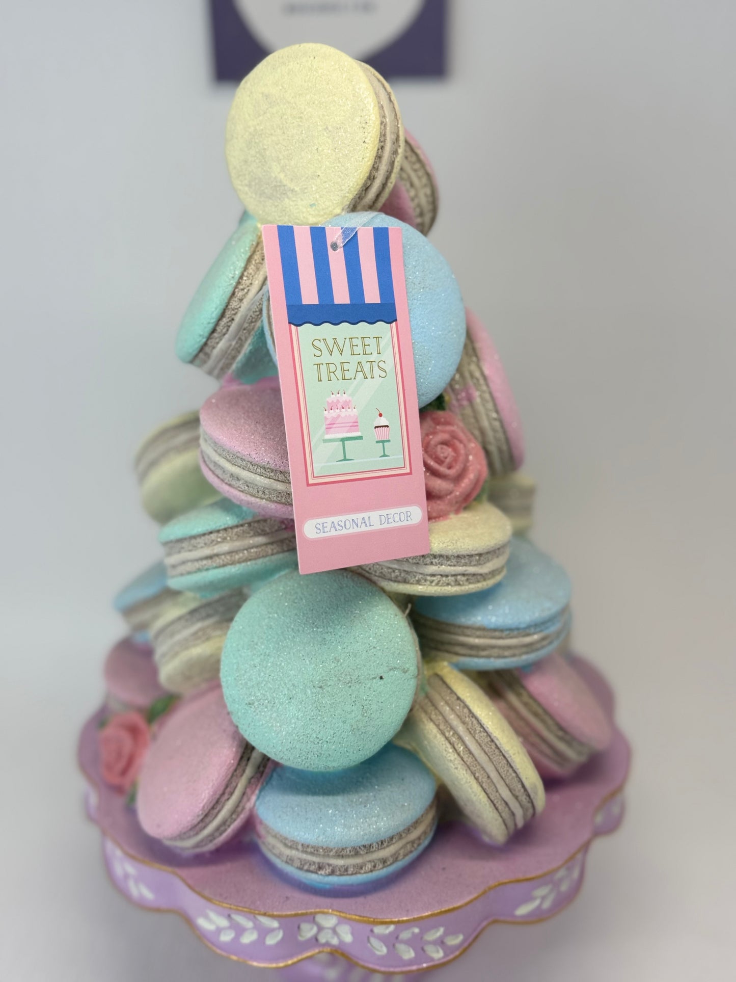 Sweet Treats Easter Macarons Cake Tree