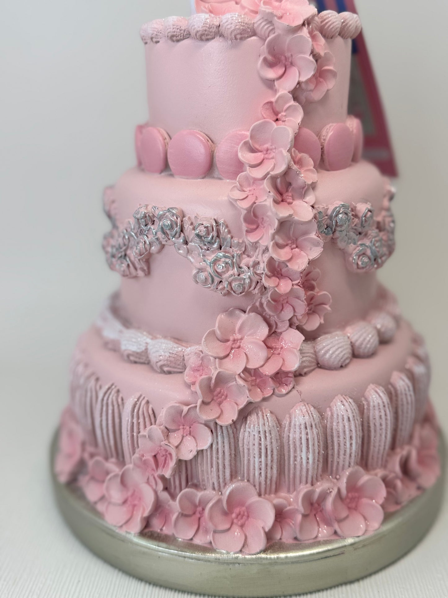 Sweet Treats Pink Bunny Tiered Cake Decor