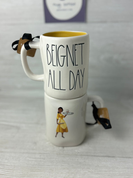 Rae Dunn Disney Beignet All Day Mug
