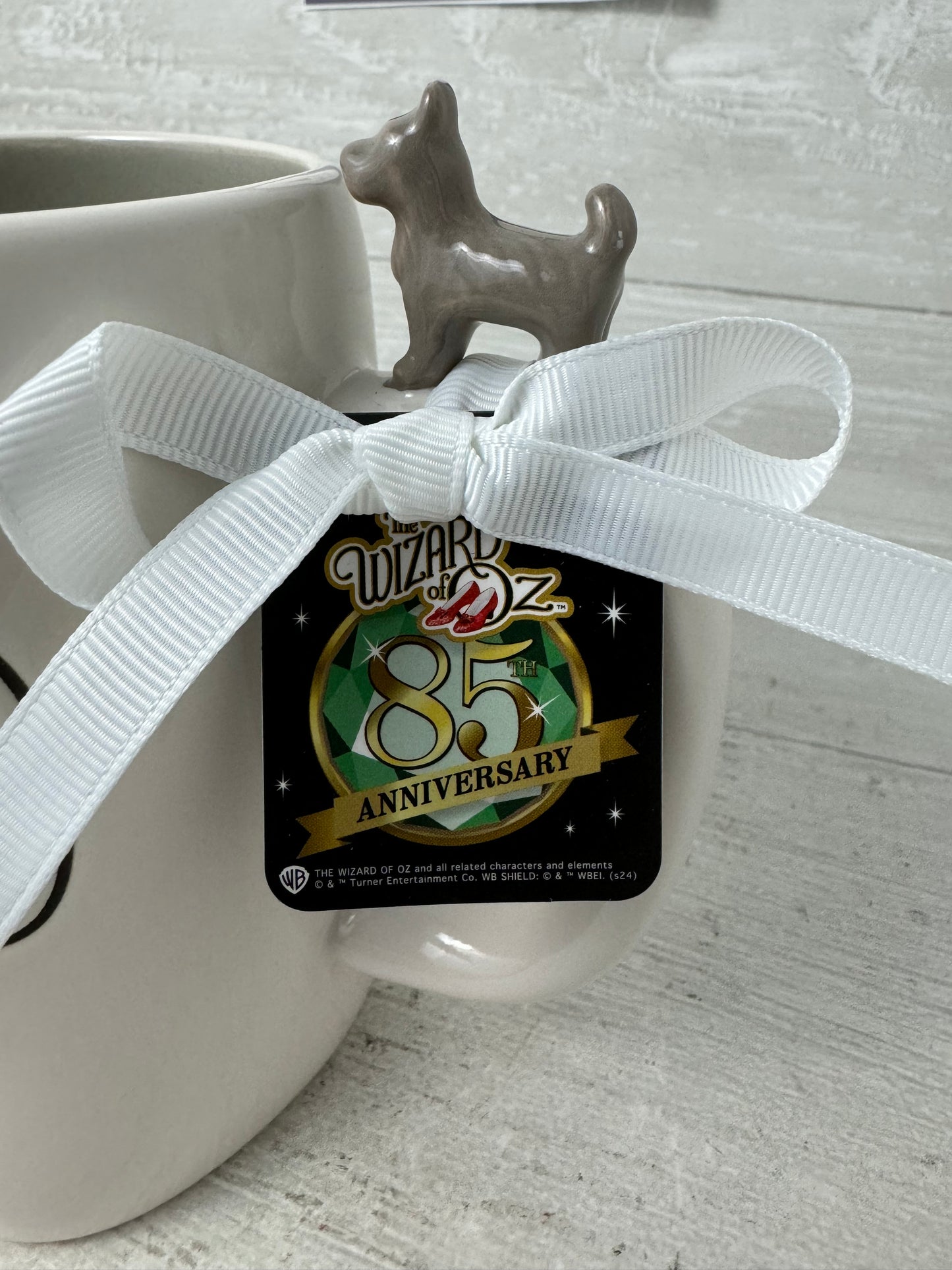 Rae Dunn Wizard Of Oz Toto Mug (Toto On Handle)