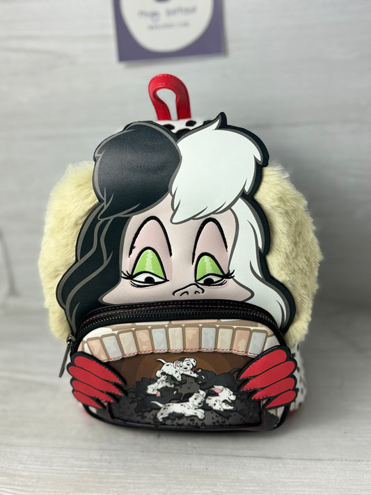 Disney LoungeFly Cruella Mini Backpack