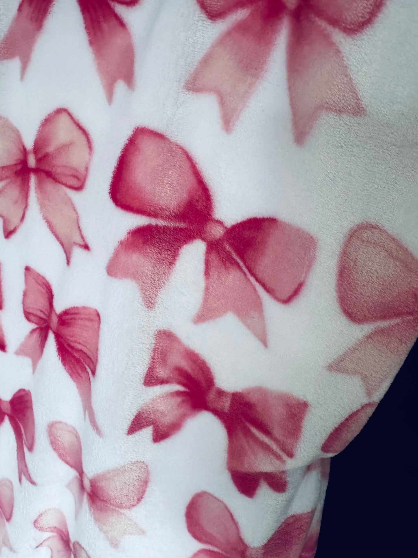 Nanette Lepore Pink Bow Throw
