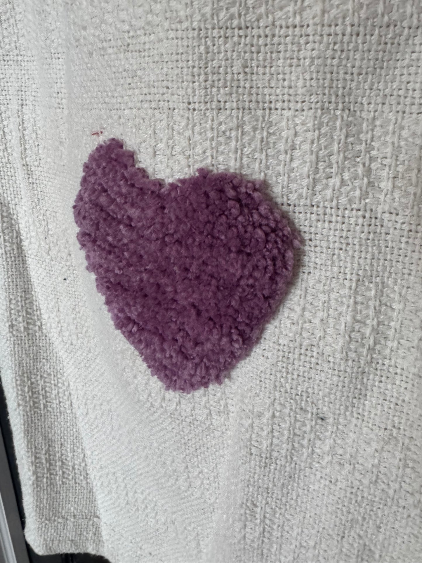 Rachel Zoe Multi Colored Hearts Throw Blanket