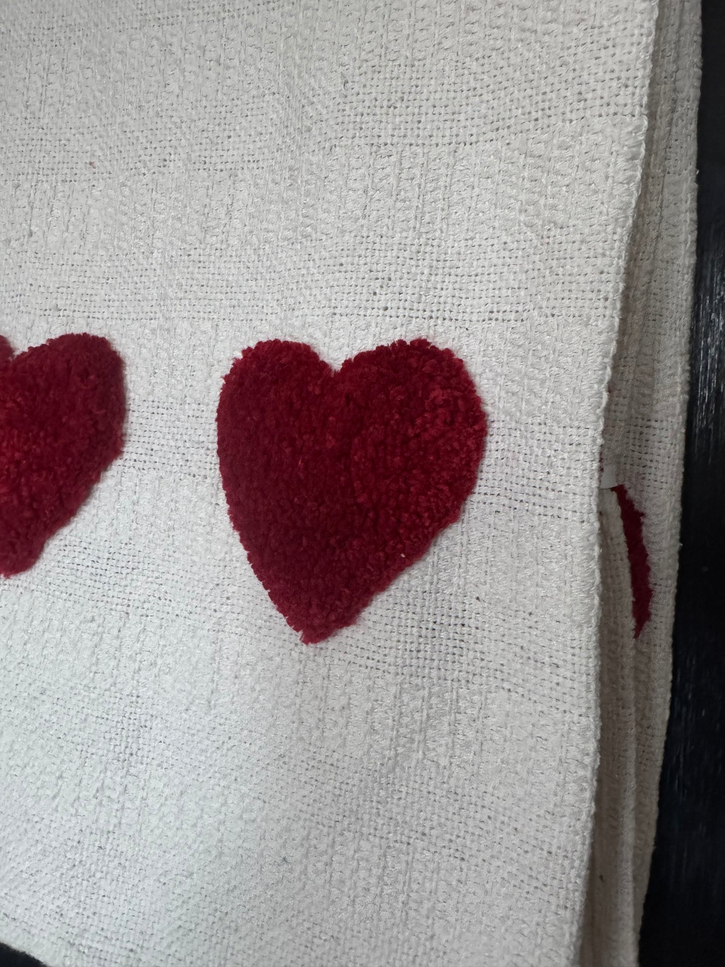 Rachel Zoe Pink/ Red Hearts Throw Blanket