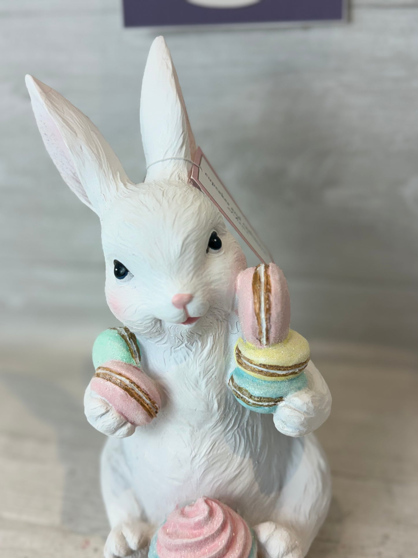 Cupcakes & Cashmere Bunny with Macarons and Cupcake