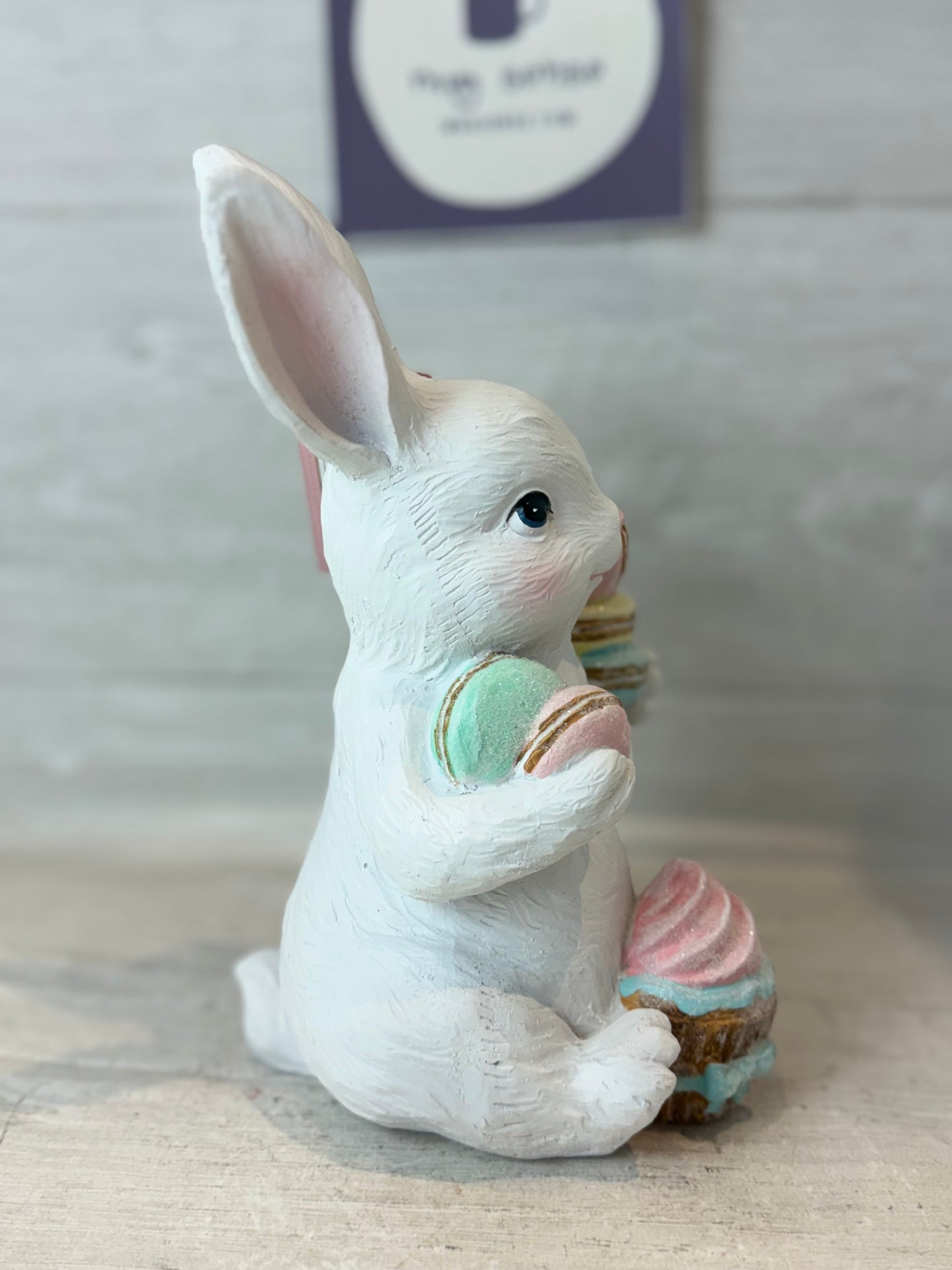 Cupcakes & Cashmere Bunny with Macarons and Cupcake