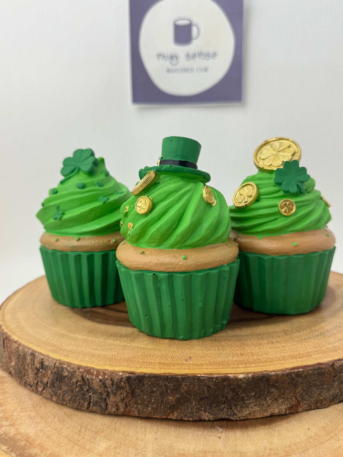 Cupcake & Cashmere St. Patrick's Day Cupcakes Set (Gold Coin Topper)