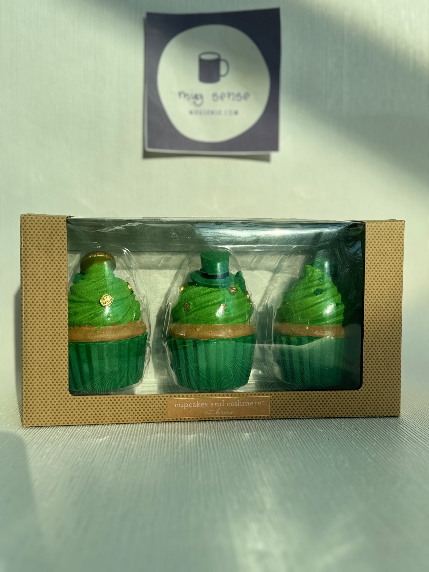 Cupcake & Cashmere St. Patrick's Day Cupcakes Set (Gold Coin Topper)