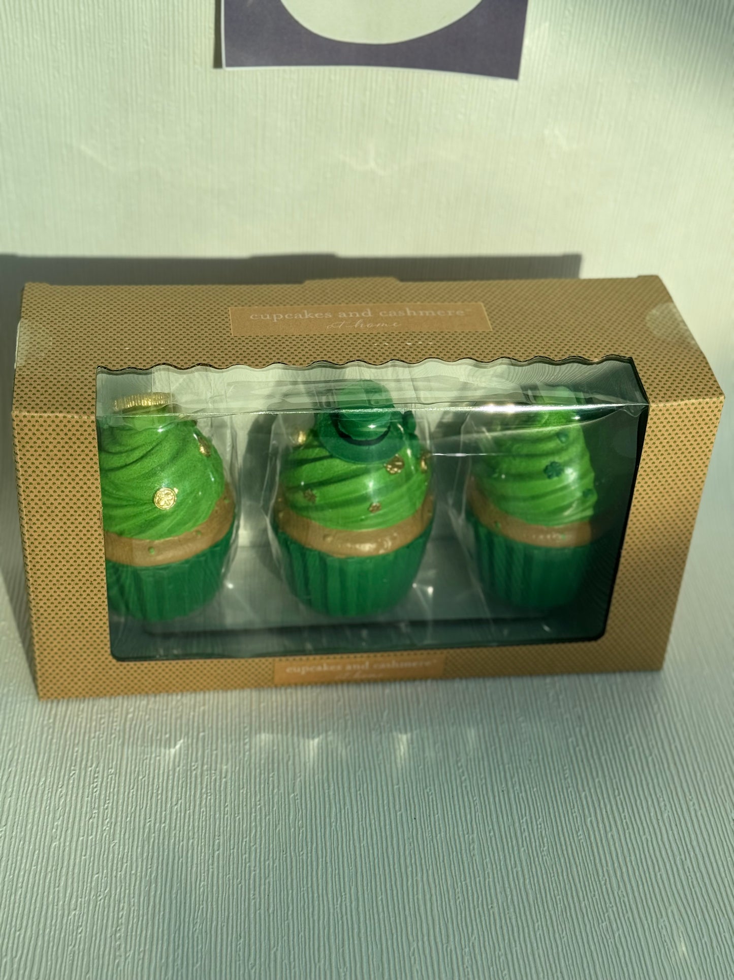 Cupcake & Cashmere St. Patrick's Day Cupcakes Set (Gold Coin Topper)