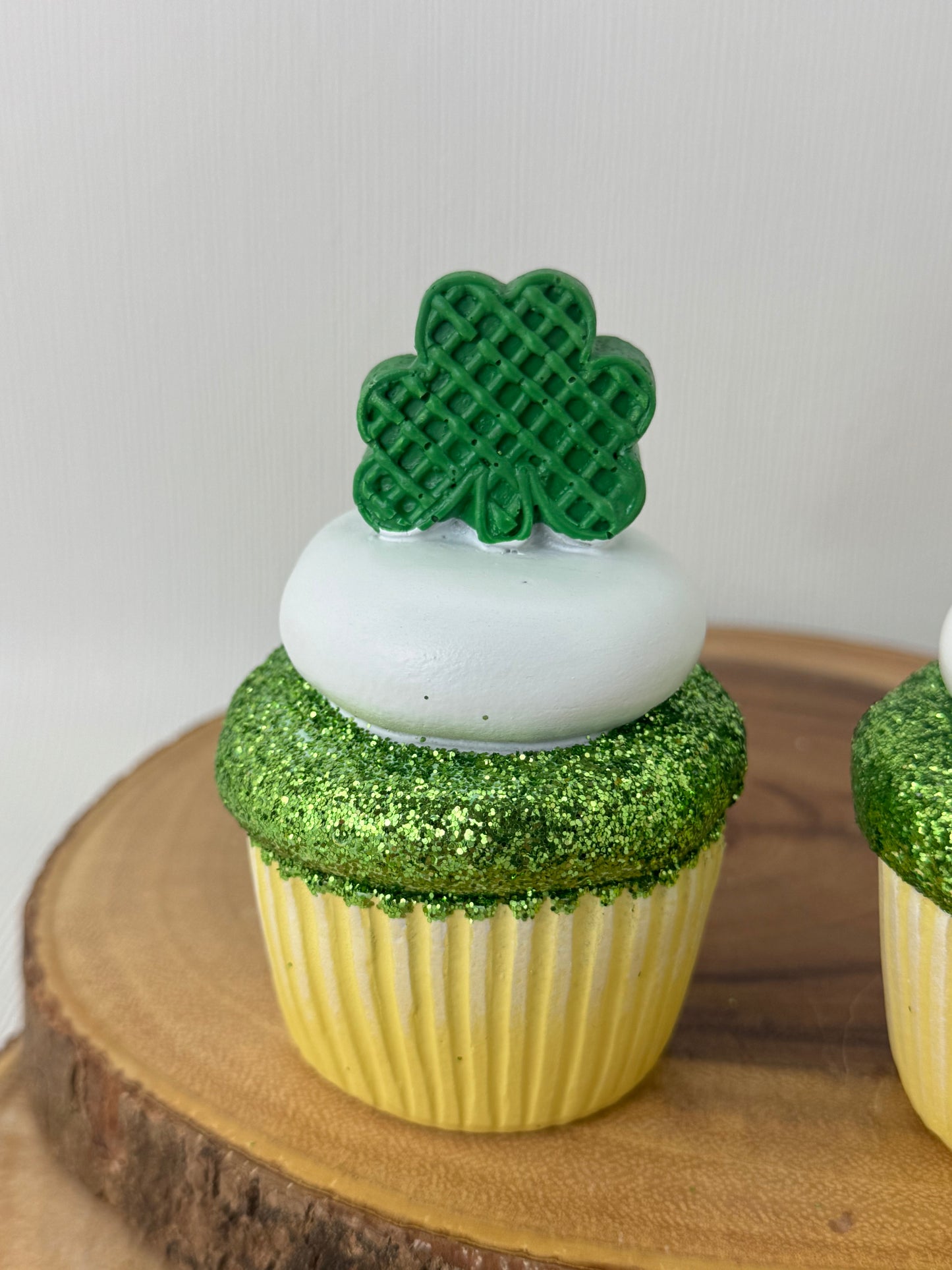 Lucky Lane St. Patrick's Day Cupcakes (Glitter)