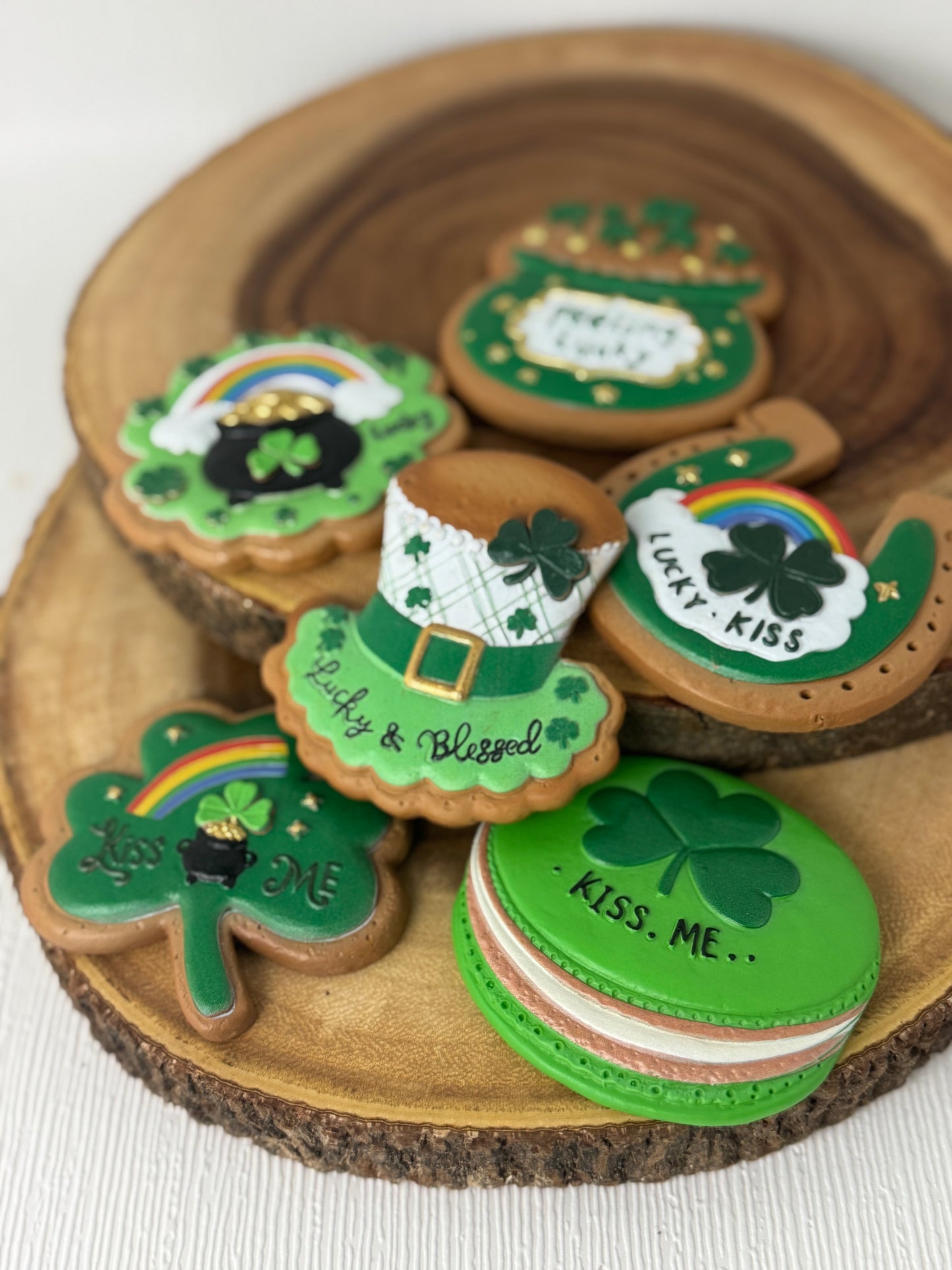 Lucky Lane St. Patrick's Day Faux Cookie Set of 6