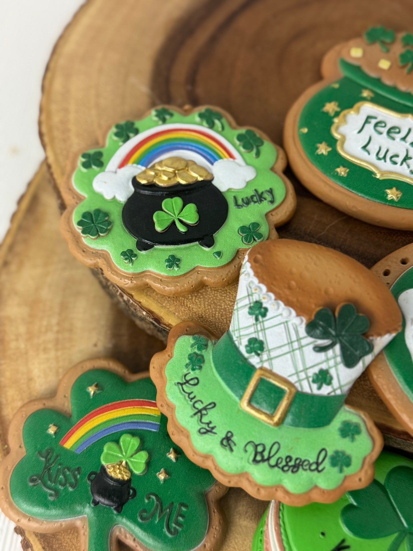Lucky Lane St. Patrick's Day Faux Cookie Set of 6
