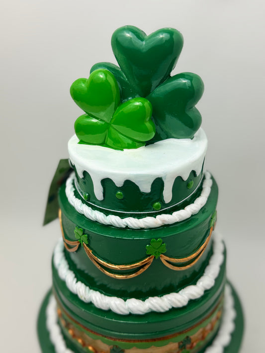 Lucky Lane St. Patrick's Day Tiered Faux Cake