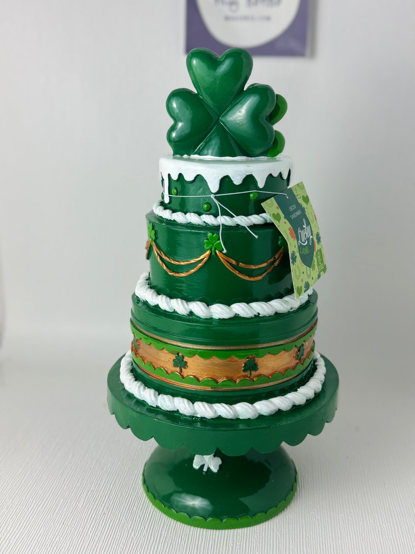 Lucky Lane St. Patrick's Day Tiered Faux Cake