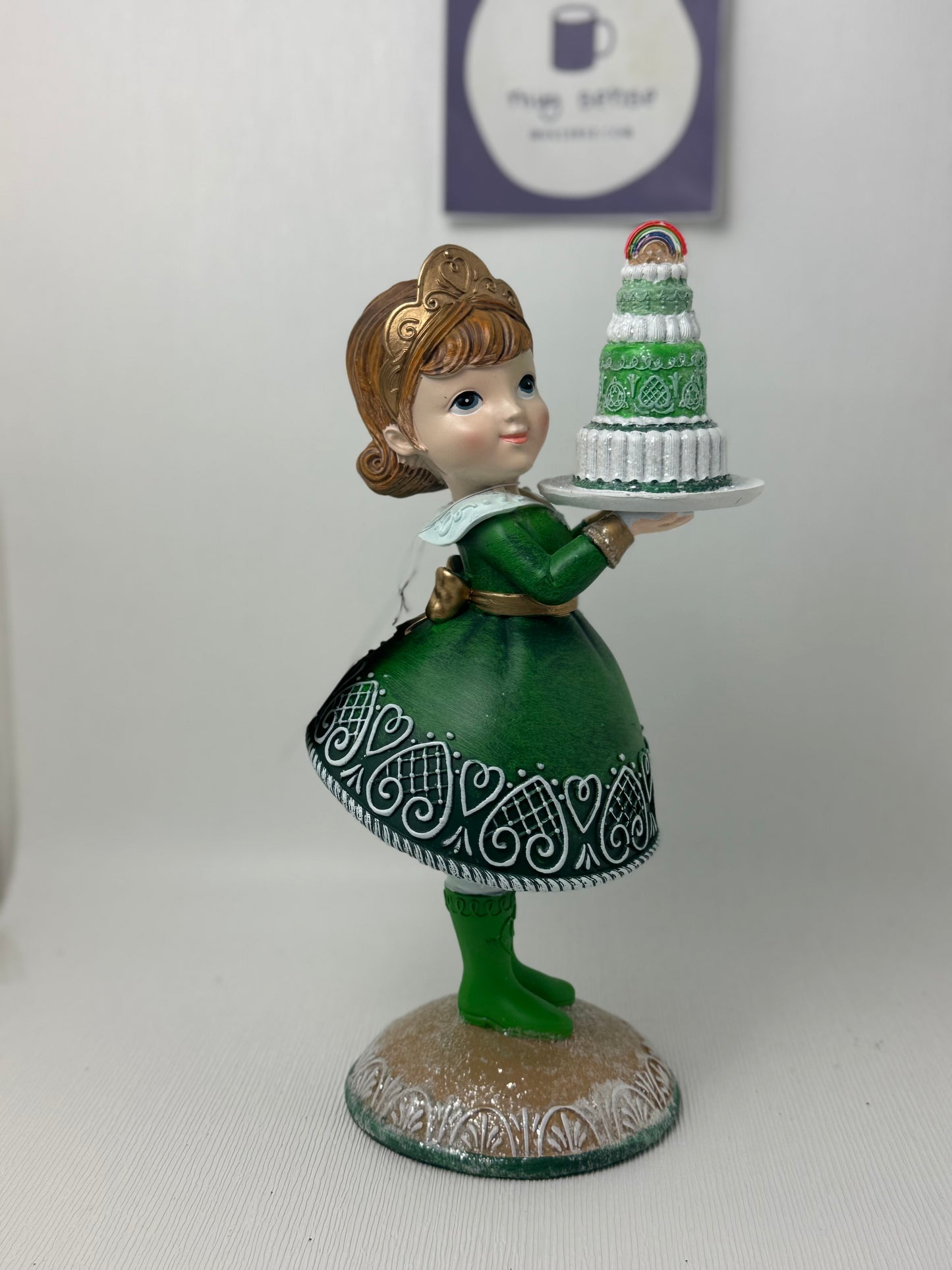 Lucky Lane St. Patrick's Day Girl With Cake