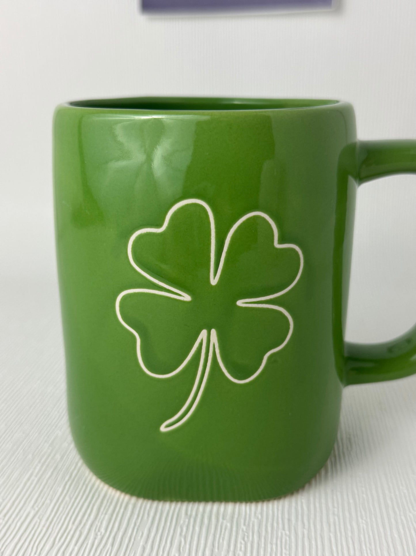 Rae Dunn Shamrock Green Mug