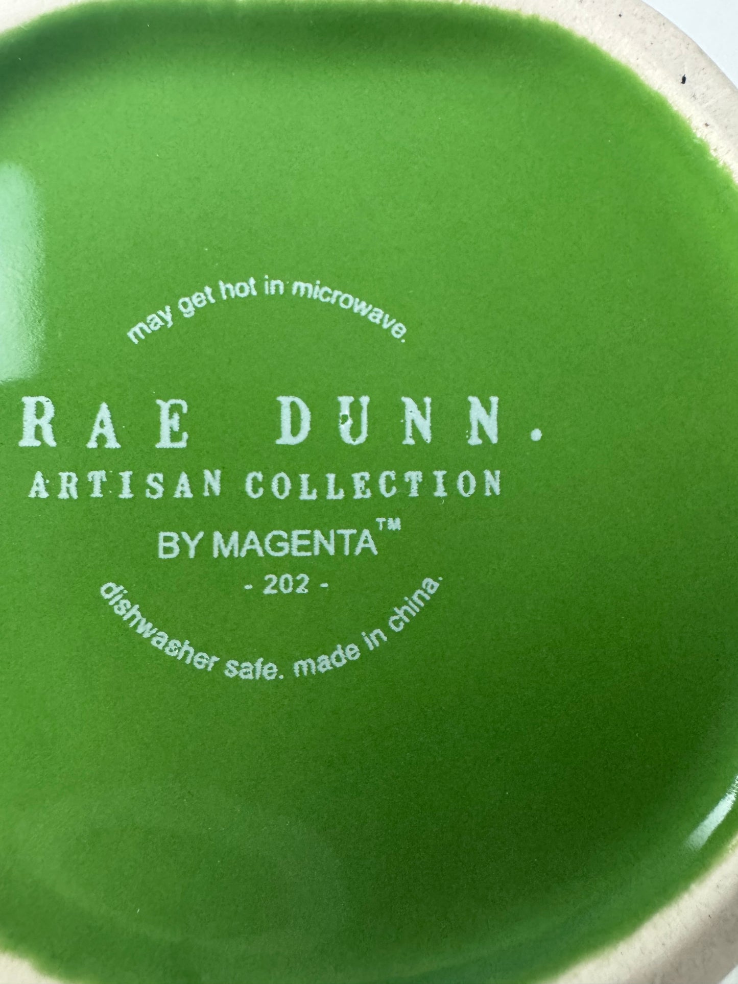 Rae Dunn Shamrock Green Mug