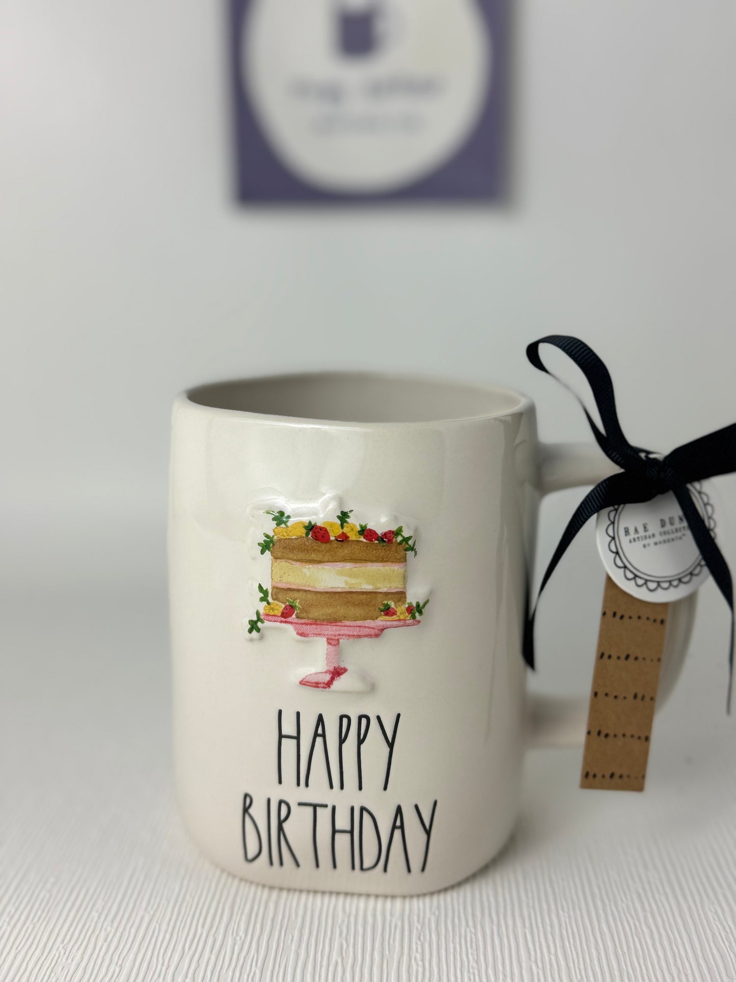 Rae Dunn Happy Birthday Mug