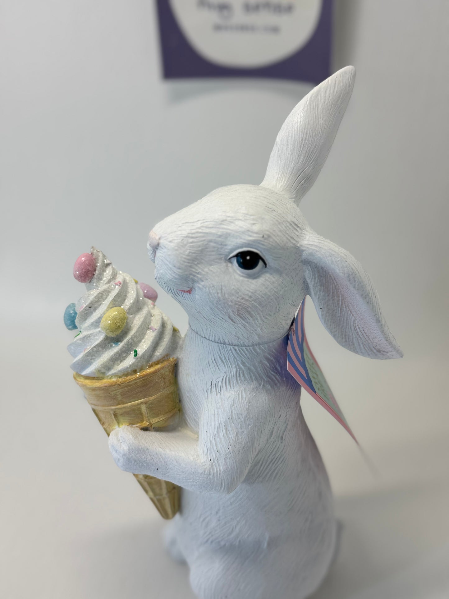 Sweet Treats Bunny With Ice Cream Cone