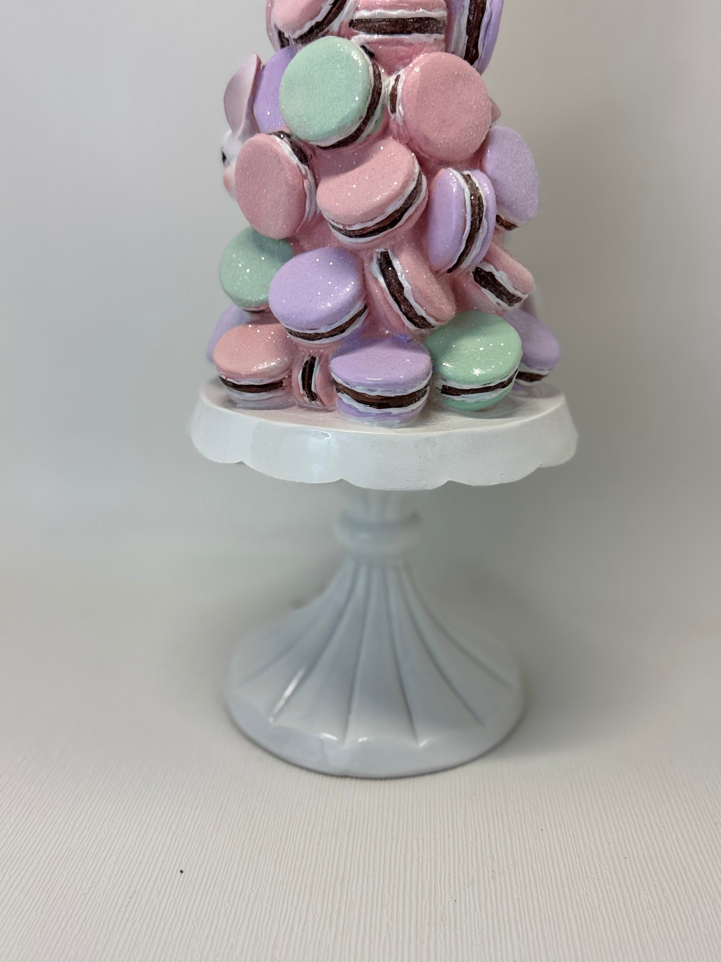 Cupcakes & Cashmere Bunny Macaroon Pedestal Cake Tree