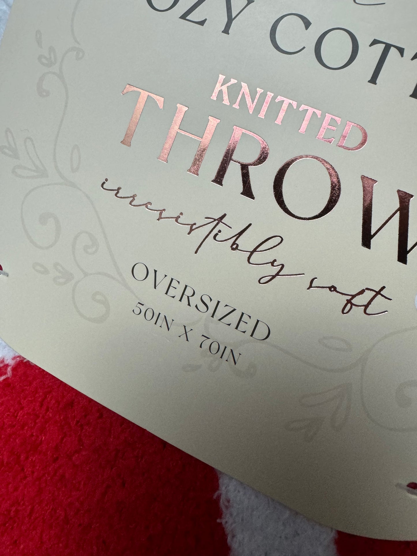 The Cozy Cottage Cherry Throw Blanket