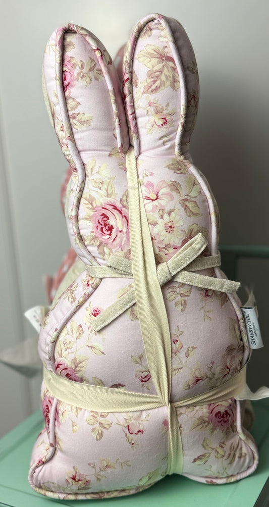 Shabby Chic Bunny Decorative Pillow Set