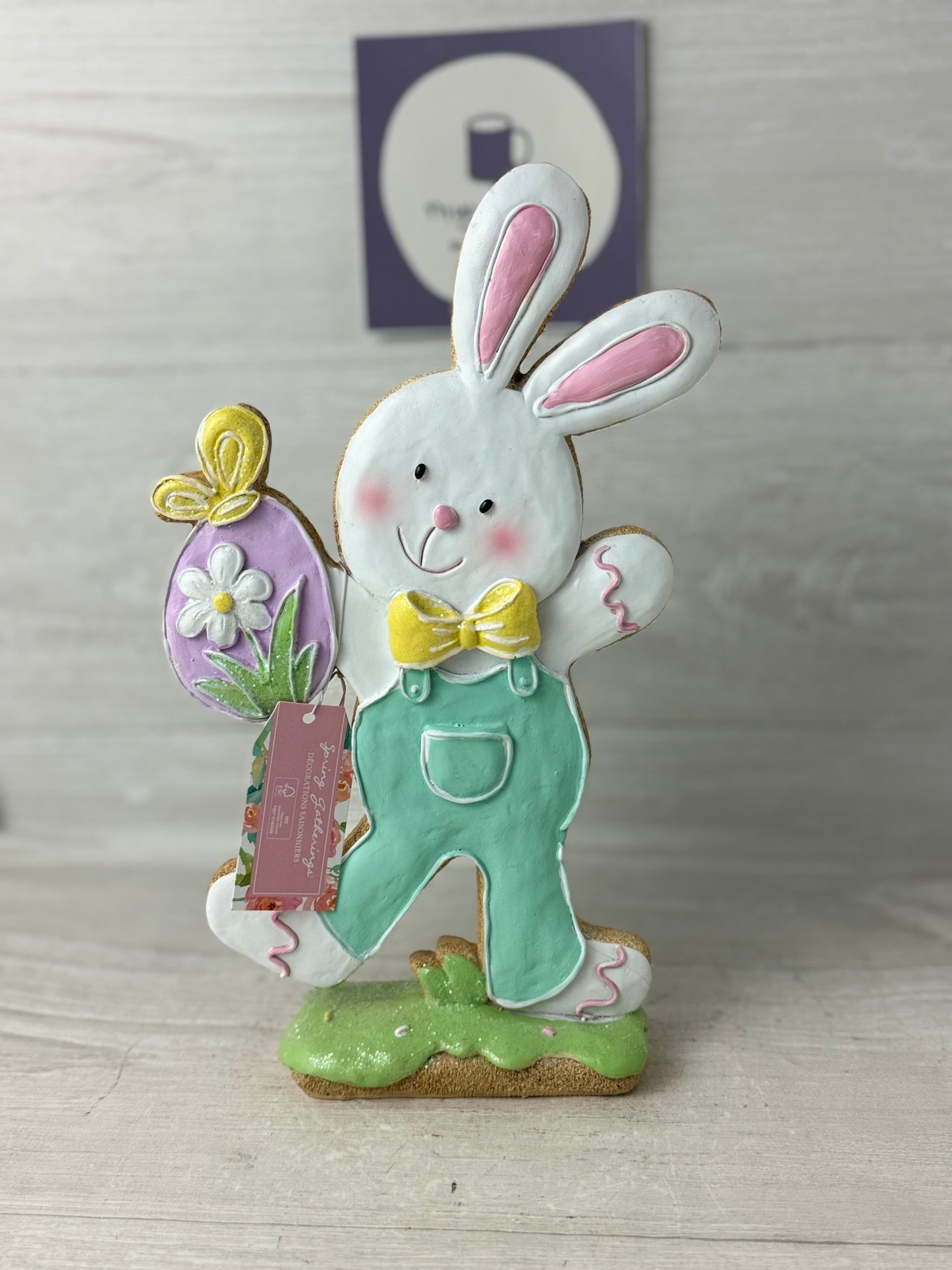 Cupcakes & Cashmere Large Easter Bunny Faux Cookie