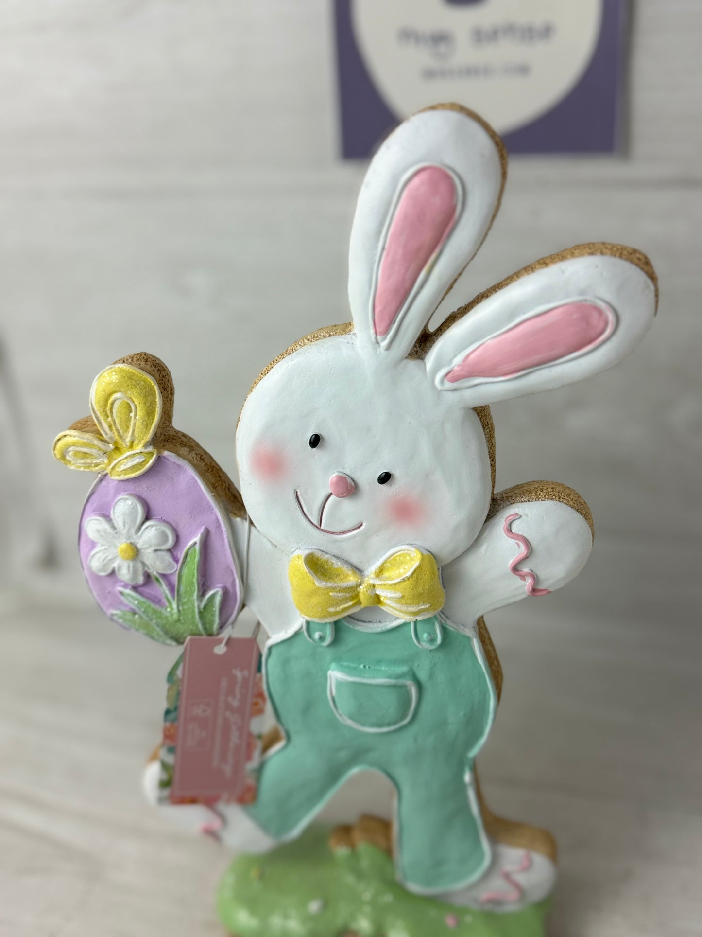 Cupcakes & Cashmere Large Easter Bunny Faux Cookie