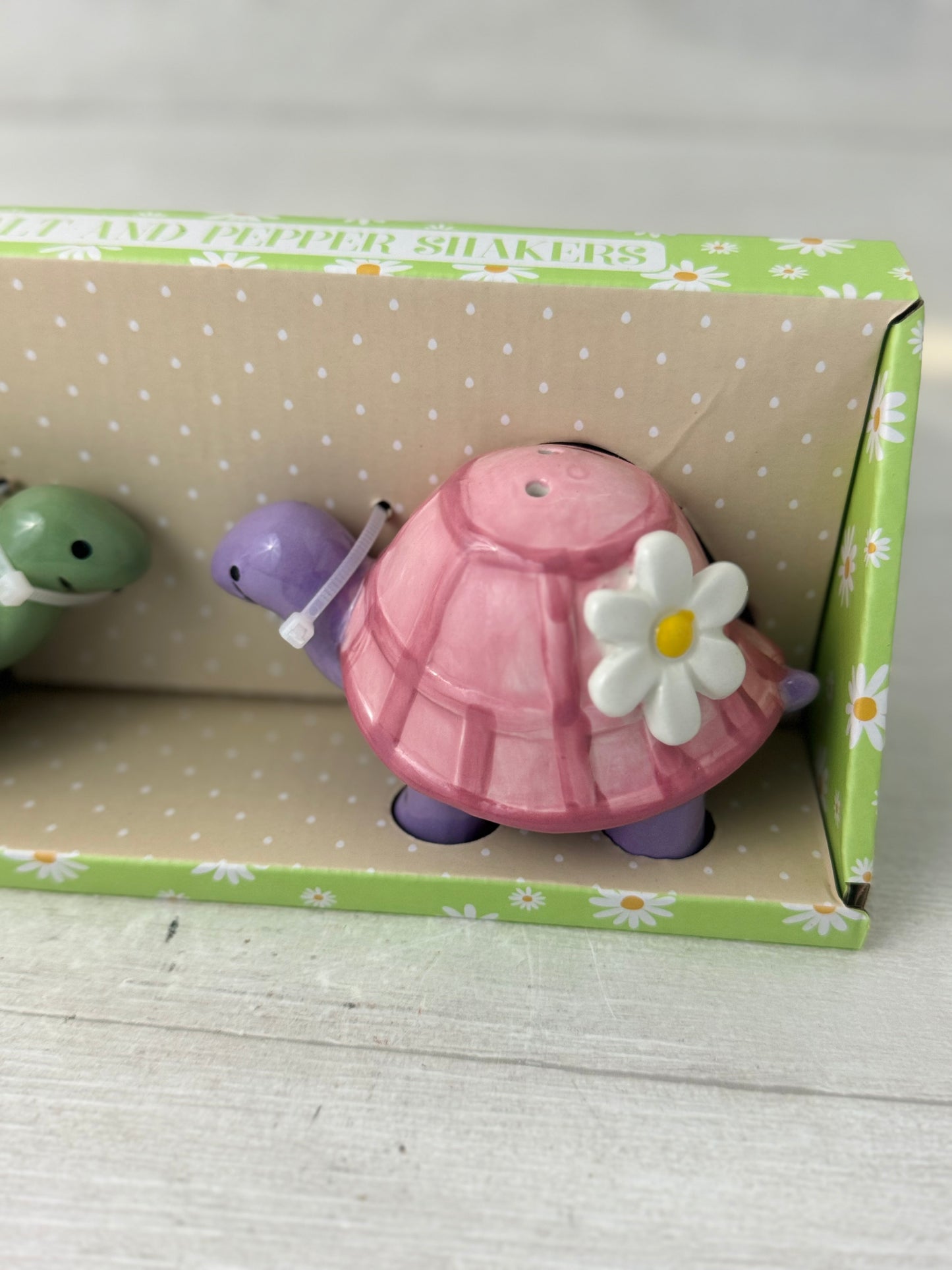 Pastel Turtle Salt and Pepper Shakers