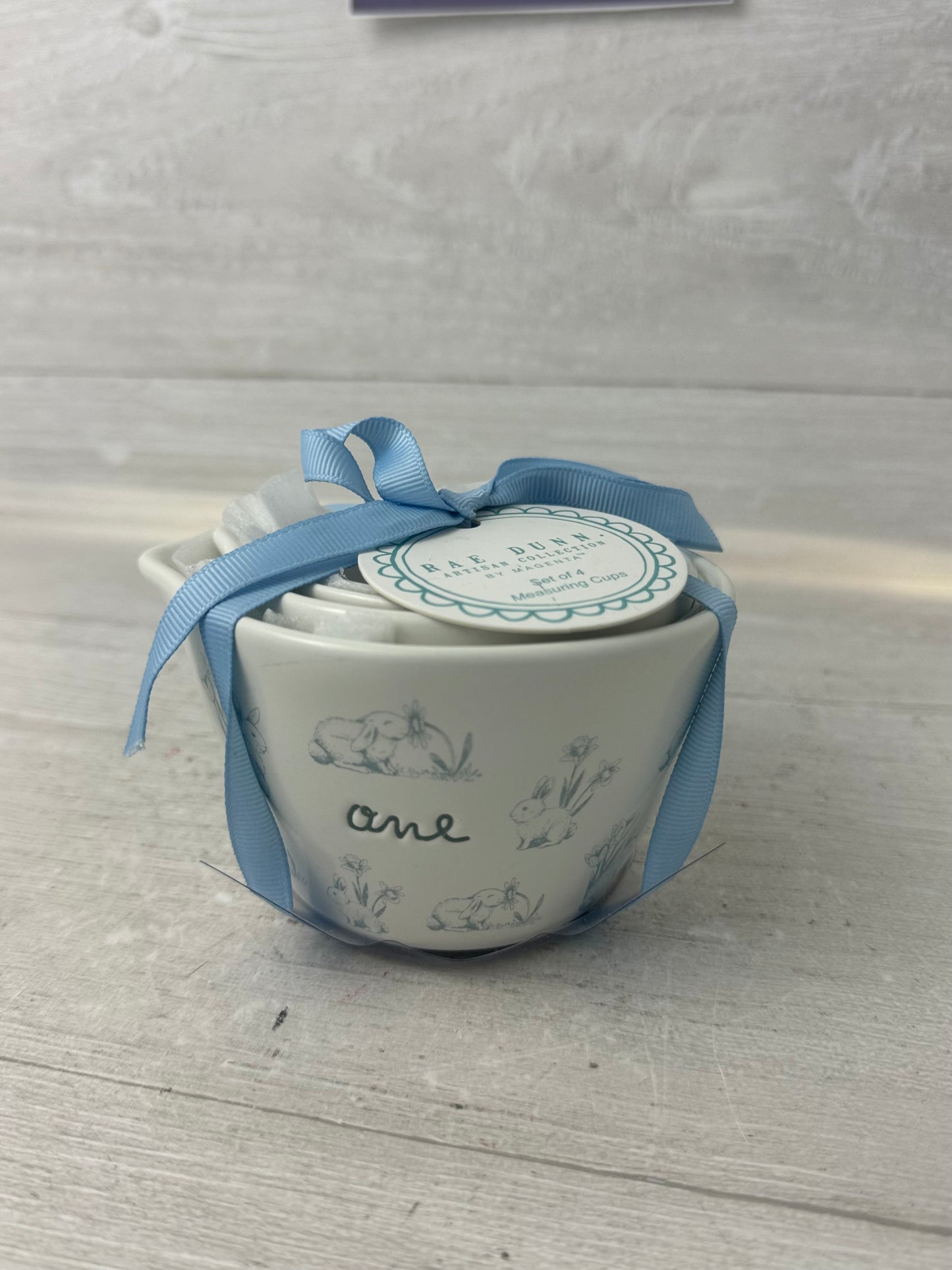 Rae Dunn Bunny Rabbit Measuring Cup Set (All Bunnies)