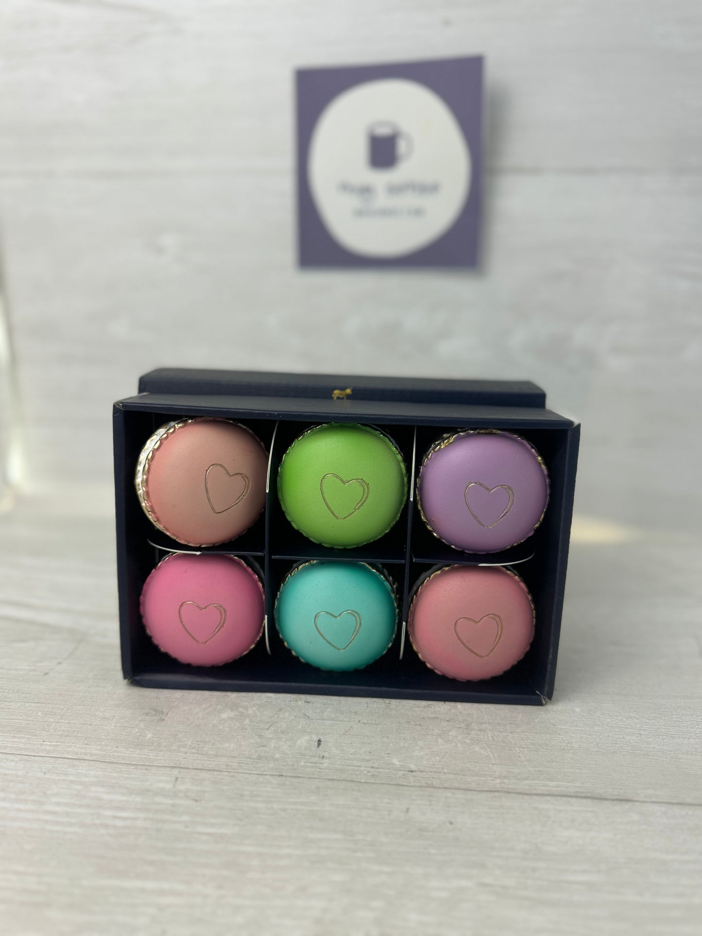 Faux Macarons Pastel
