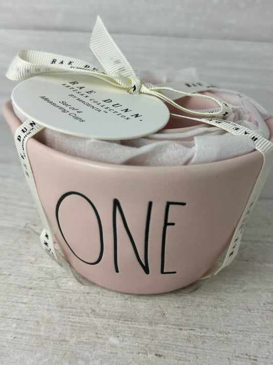Rae Dunn Light Pink Measuring Cup Set