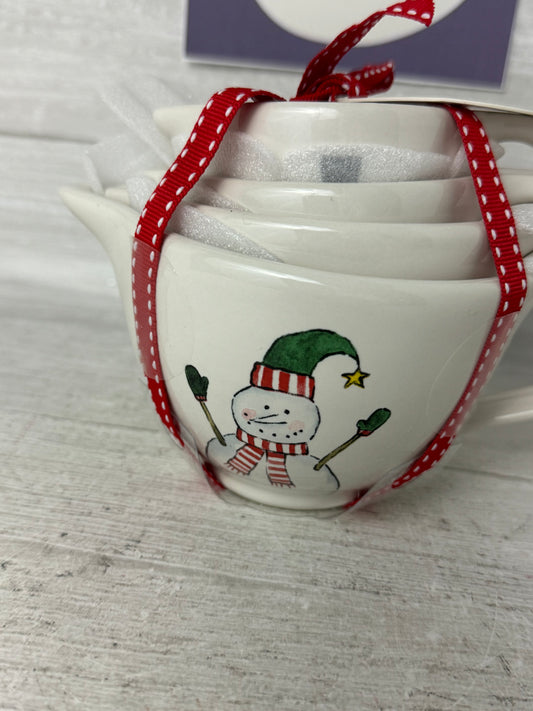 Rae Dunn Snowman Measuring Cups